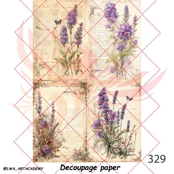 کاغذ دکوپاژ (Decoupage Paper) - تصویر 1