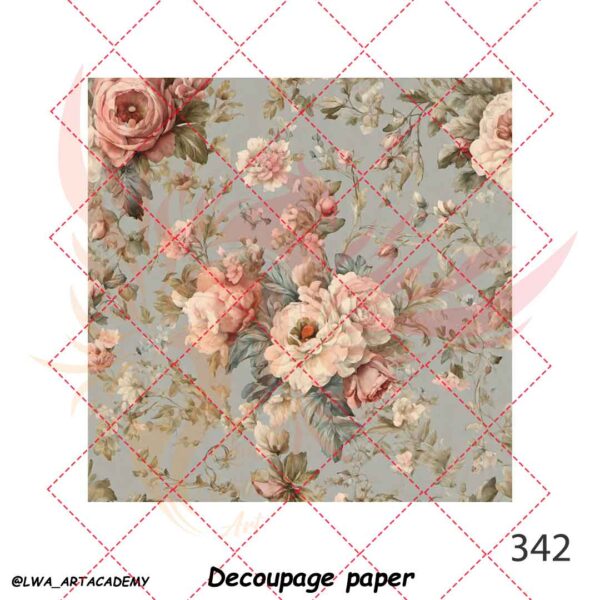 342 کاغذ دکوپاژ (Decoupage Paper) - تصویر 1