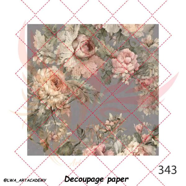 343 کاغذ دکوپاژ (Decoupage Paper) - تصویر 1