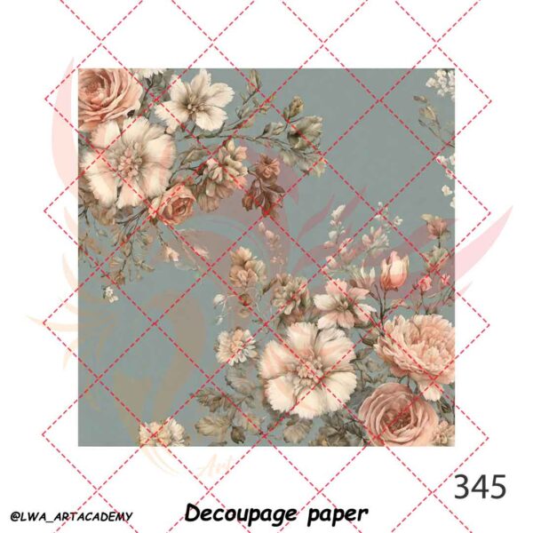 345 کاغذ دکوپاژ (Decoupage Paper) - تصویر 1