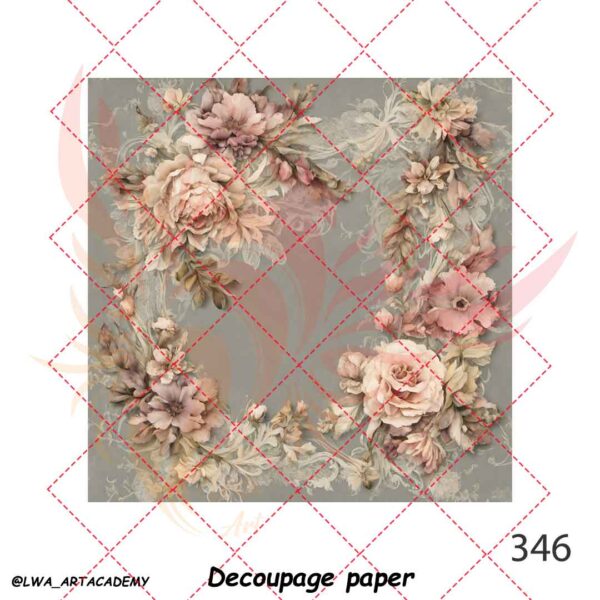346 کاغذ دکوپاژ (Decoupage Paper) - تصویر 1
