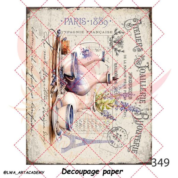 کاغذ دکوپاژ (Decoupage Paper) - تصویر 1