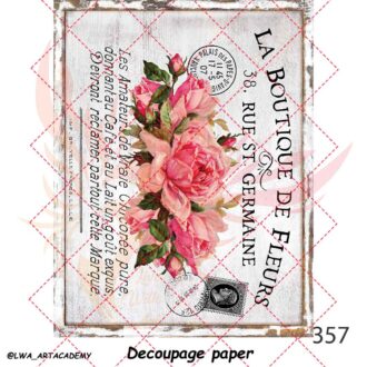 کاغذ دکوپاژ (Decoupage Paper)