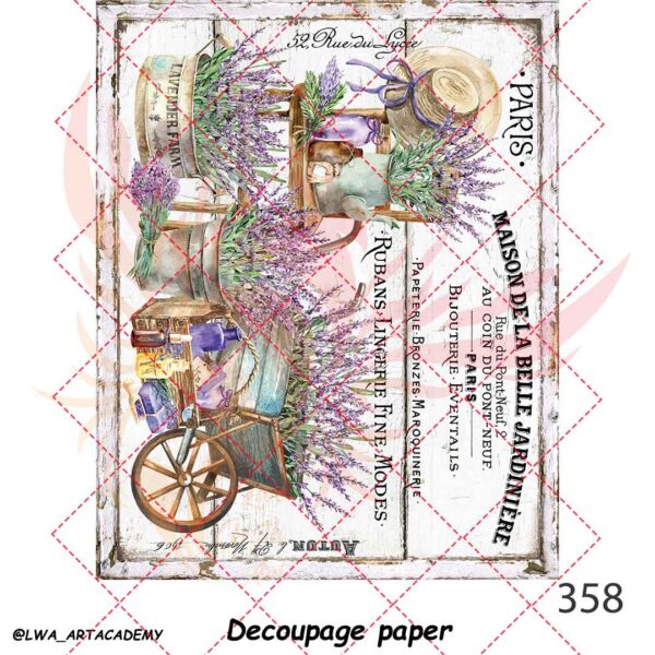 کاغذ دکوپاژ (Decoupage Paper) - تصویر 1
