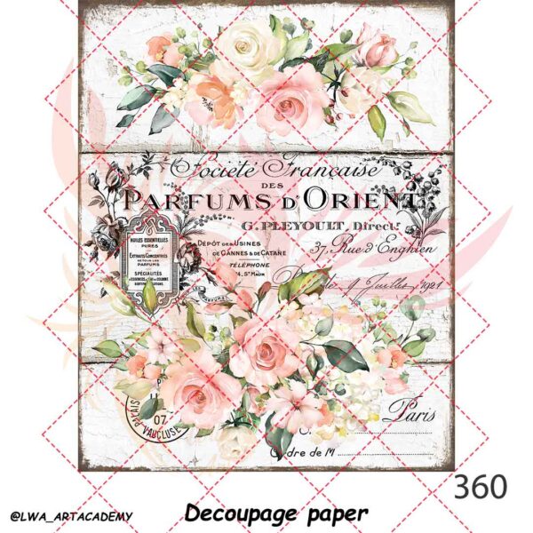 360 کاغذ دکوپاژ (Decoupage Paper) - تصویر 1