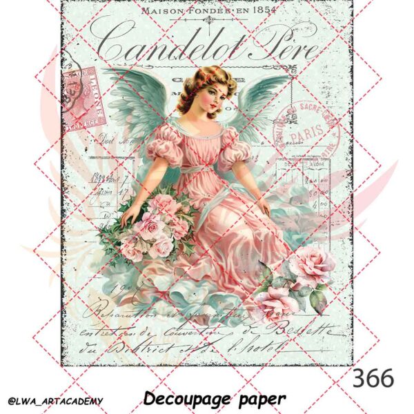 366 کاغذ دکوپاژ (Decoupage Paper) - تصویر 1