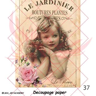 کاغذ دکوپاژ (Decoupage Paper)
