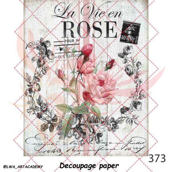 373 کاغذ دکوپاژ (Decoupage Paper) - تصویر 1