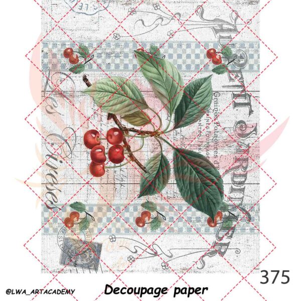 375 کاغذ دکوپاژ (Decoupage Paper) - تصویر 1