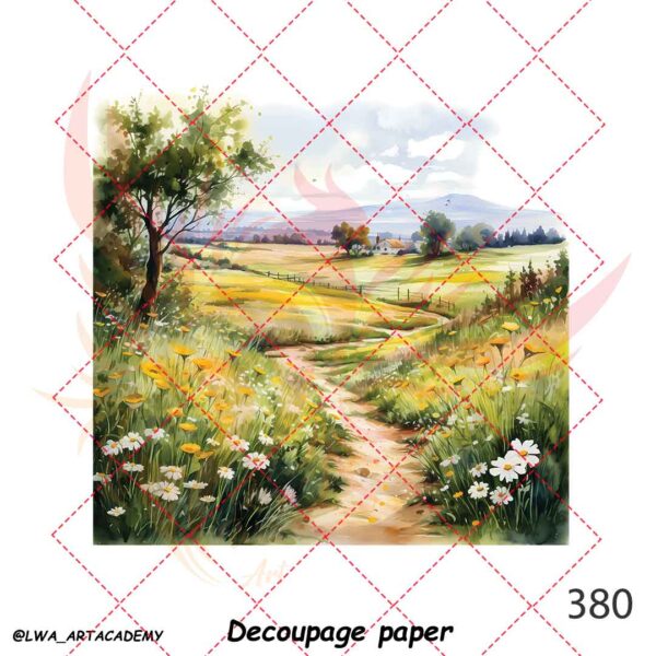 380 کاغذ دکوپاژ (Decoupage Paper) - تصویر 1