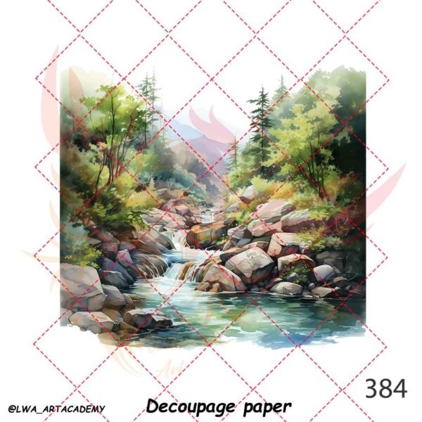 384 کاغذ دکوپاژ (Decoupage Paper) - تصویر 1
