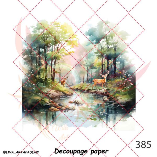 385 کاغذ دکوپاژ (Decoupage Paper) - تصویر 1