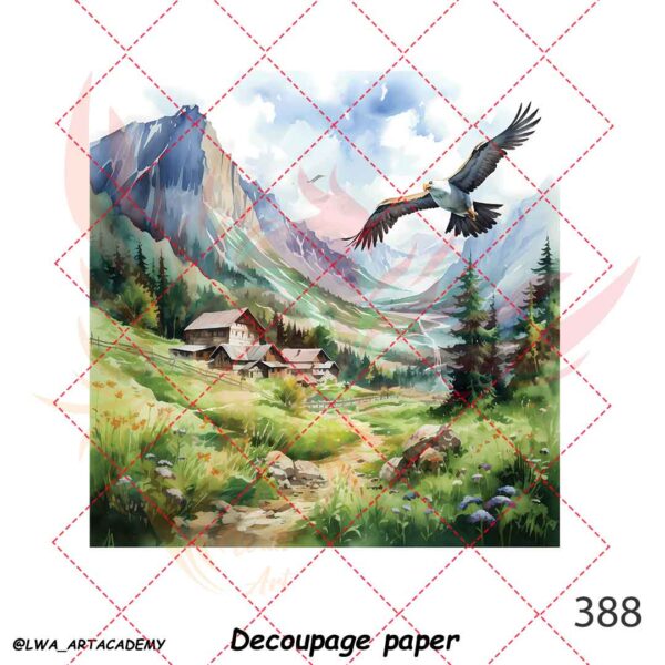 388 کاغذ دکوپاژ (Decoupage Paper) - تصویر 1