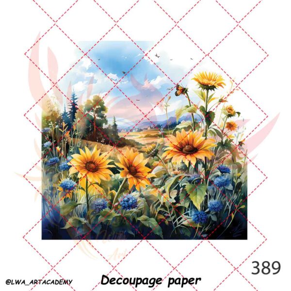 389 کاغذ دکوپاژ (Decoupage Paper) - تصویر 1