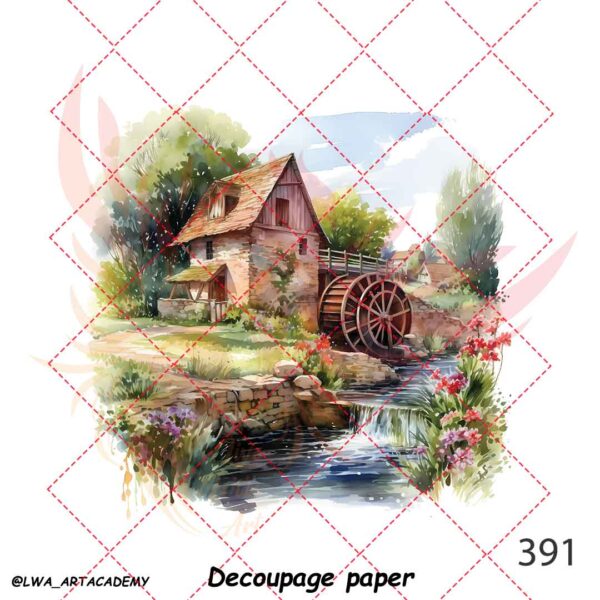 391 کاغذ دکوپاژ (Decoupage Paper) - تصویر 1