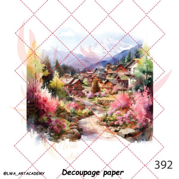 کاغذ دکوپاژ (Decoupage Paper) - تصویر 1