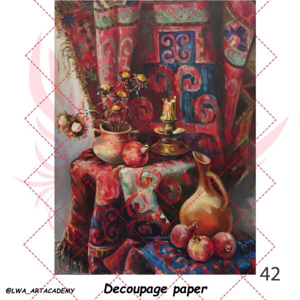 کاغذ دکوپاژ (Decoupage Paper) - تصویر 1