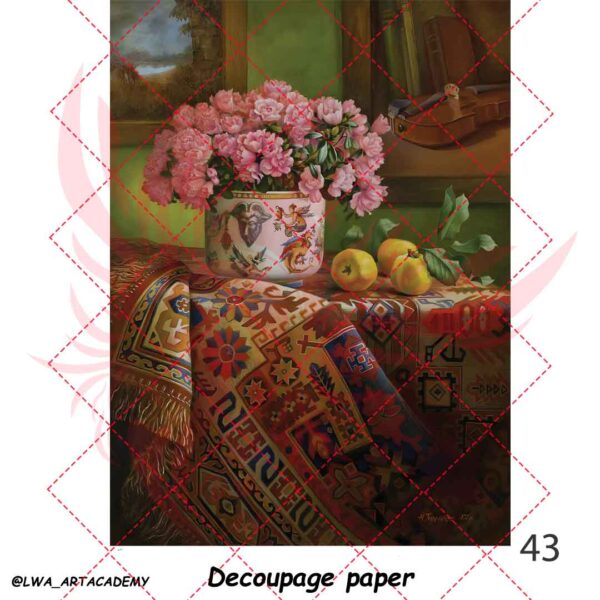 43 کاغذ دکوپاژ (Decoupage Paper) - تصویر 1