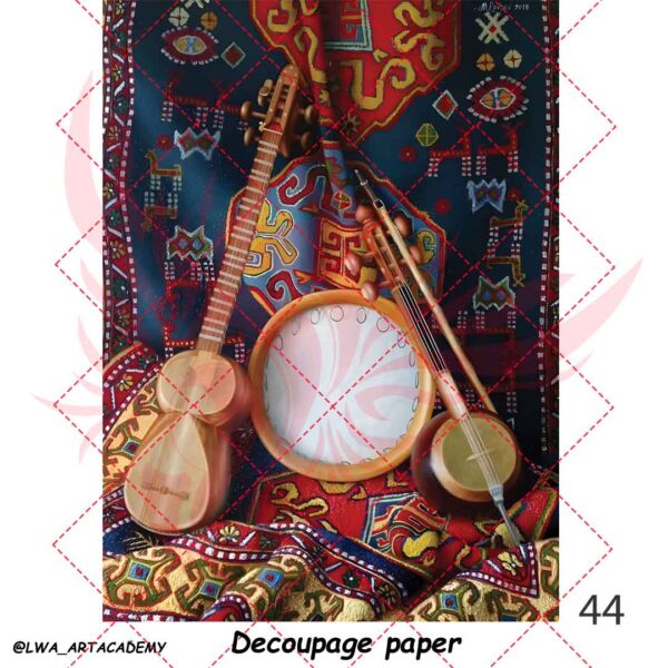 44 کاغذ دکوپاژ (Decoupage Paper) - تصویر 1