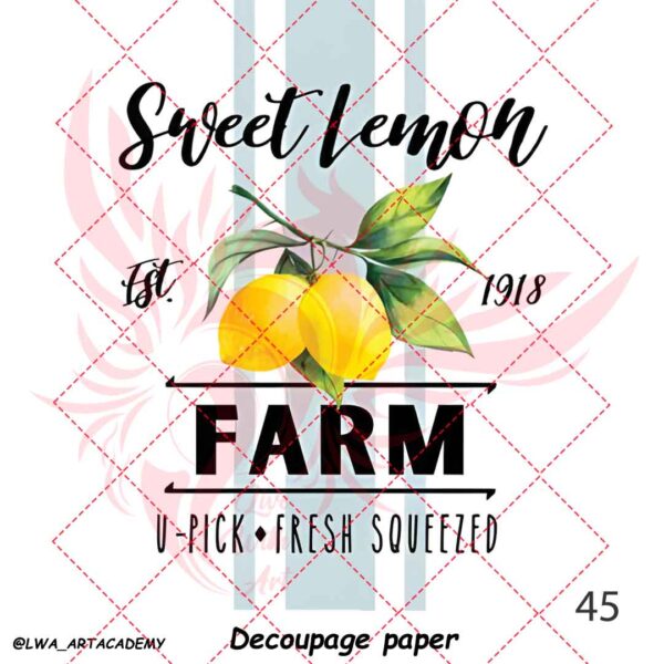 45 کاغذ دکوپاژ (Decoupage Paper) - تصویر 1