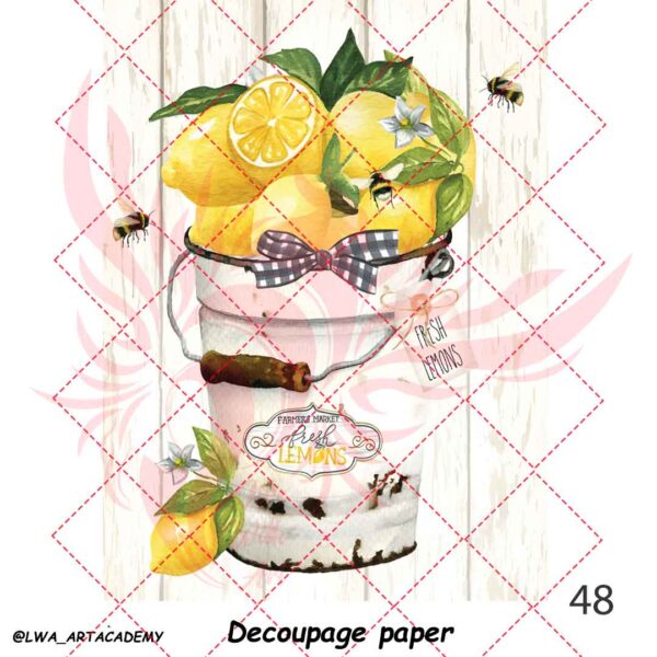 48 کاغذ دکوپاژ (Decoupage Paper) - تصویر 1