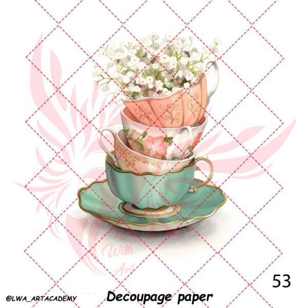 کاغذ دکوپاژ (Decoupage Paper) - تصویر 1