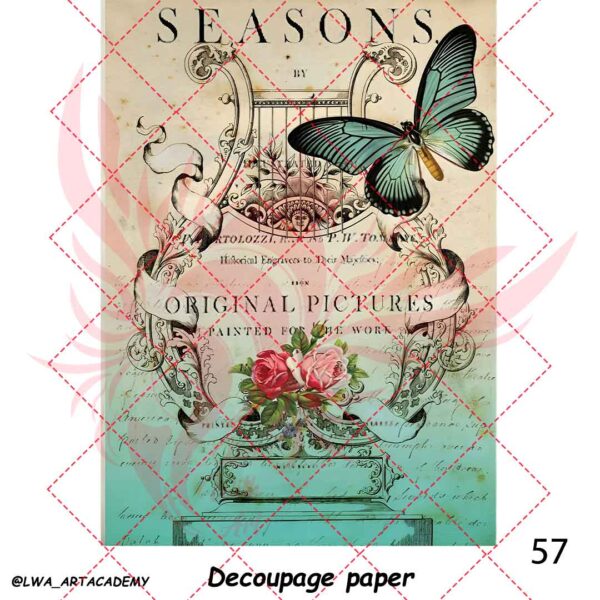 کاغذ دکوپاژ (Decoupage Paper) - تصویر 1