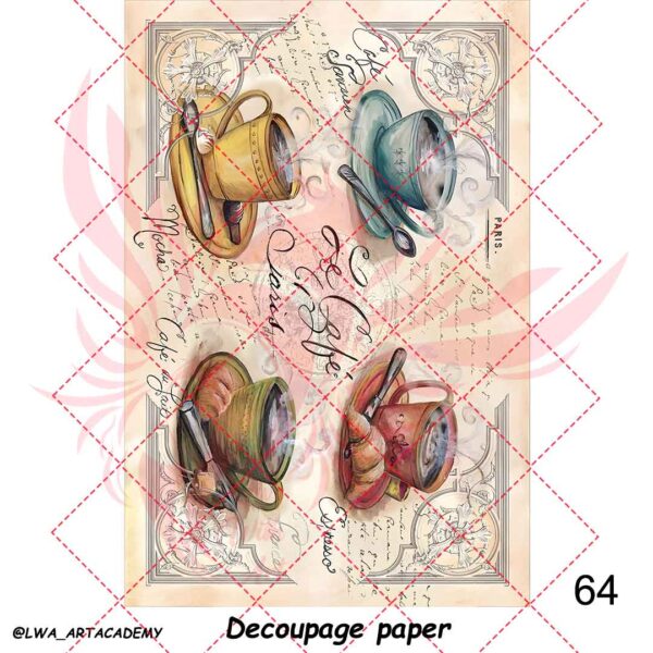 کاغذ دکوپاژ (Decoupage Paper) - تصویر 1