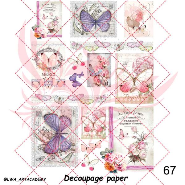 کاغذ دکوپاژ (Decoupage Paper) - تصویر 1