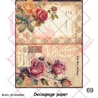 کاغذ دکوپاژ (Decoupage Paper)
