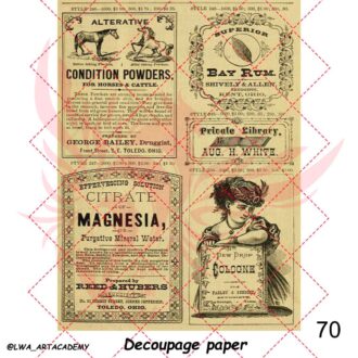 کاغذ دکوپاژ (Decoupage Paper)