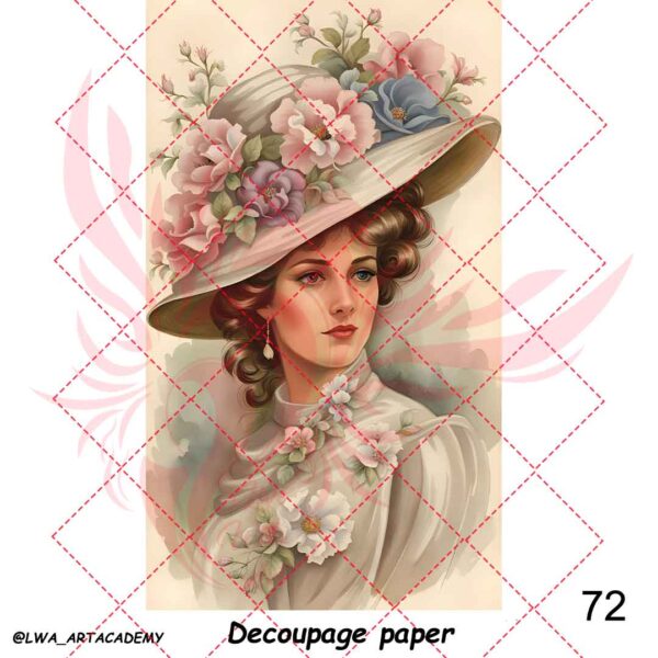 72 کاغذ دکوپاژ (Decoupage Paper) - تصویر 1