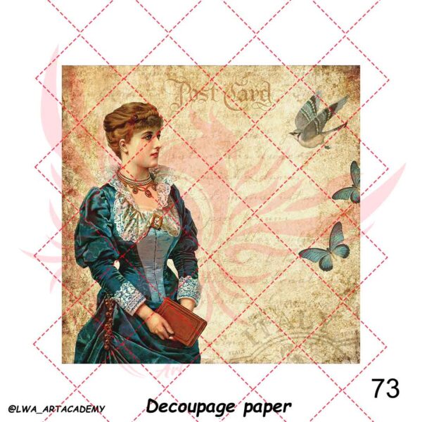 73 کاغذ دکوپاژ (Decoupage Paper) - تصویر 1