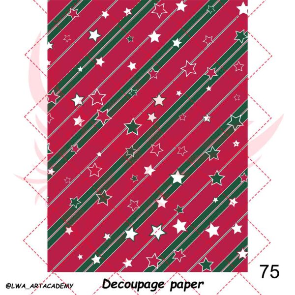 75 کاغذ دکوپاژ (Decoupage Paper) - تصویر 1