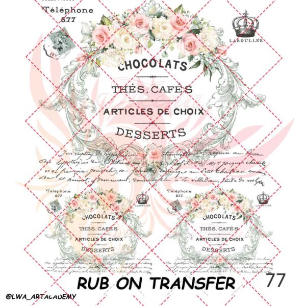 77 ترنسفر روبون الوا (Rub on Transfer) - تصویر 1