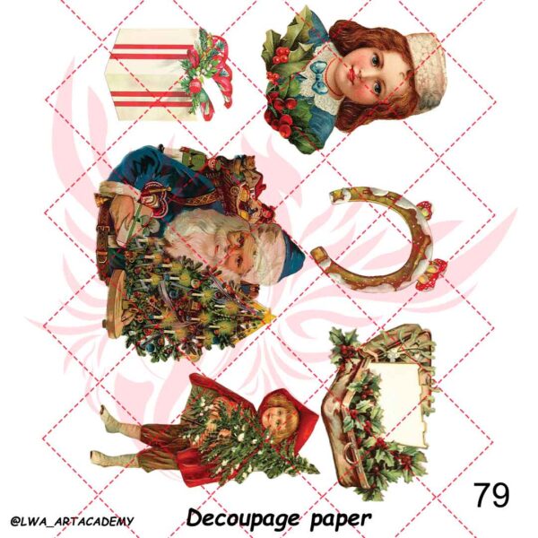 79 کاغذ دکوپاژ (Decoupage Paper) - تصویر 1