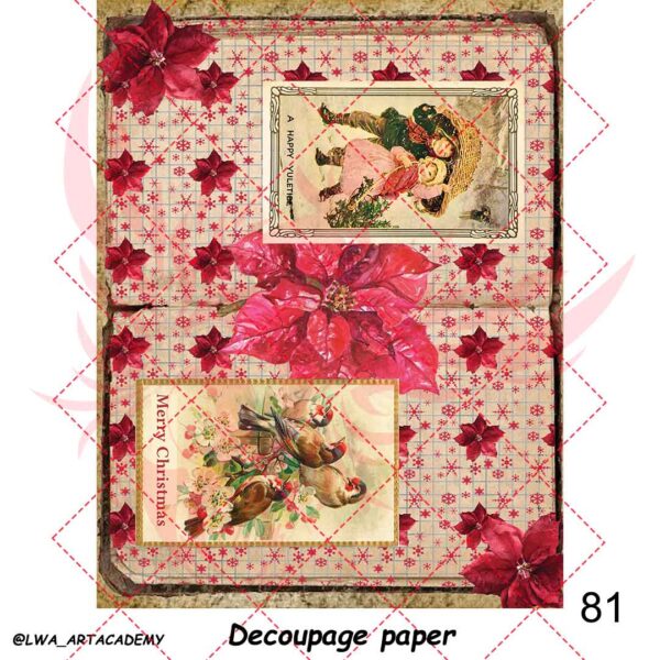 81 کاغذ دکوپاژ (Decoupage Paper) - تصویر 1