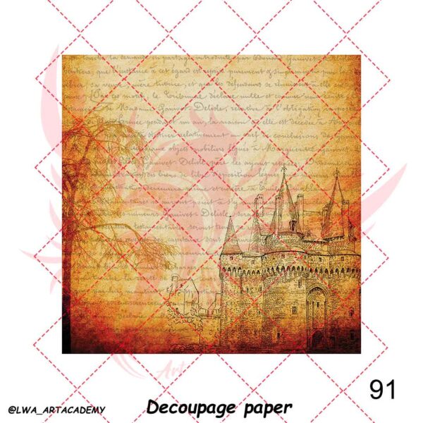 91 کاغذ دکوپاژ (Decoupage Paper) - تصویر 1