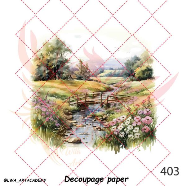 کاغذ دکوپاژ (Decoupage Paper) - تصویر 1
