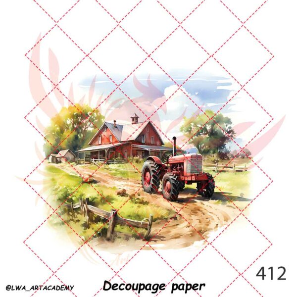کاغذ دکوپاژ (Decoupage Paper) - تصویر 1