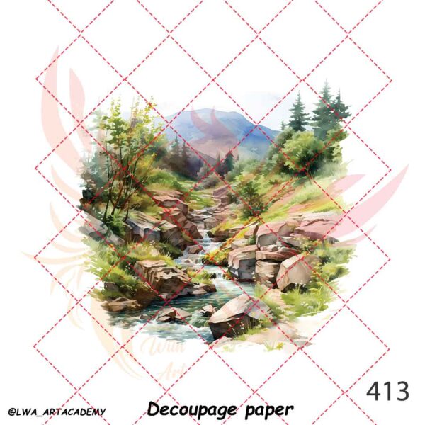 کاغذ دکوپاژ (Decoupage Paper) - تصویر 1