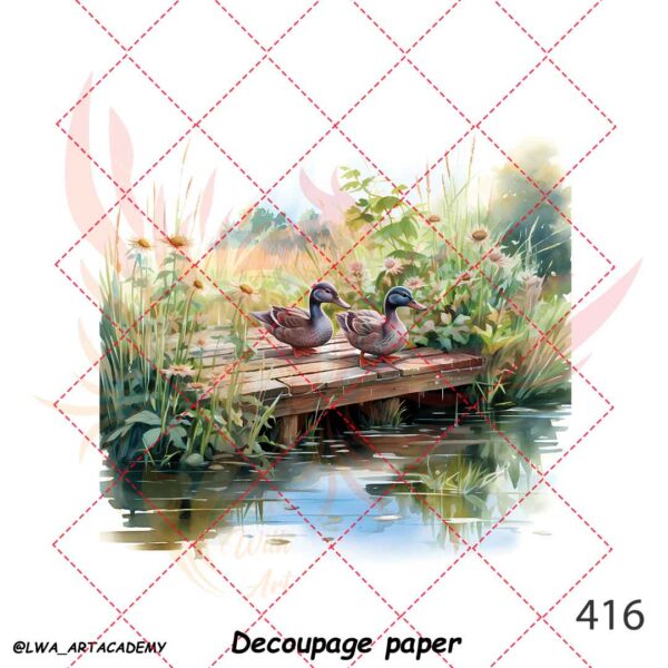کاغذ دکوپاژ (Decoupage Paper) - تصویر 1