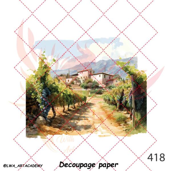418 کاغذ دکوپاژ (Decoupage Paper) - تصویر 1