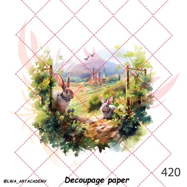 کاغذ دکوپاژ (Decoupage Paper) - تصویر 1