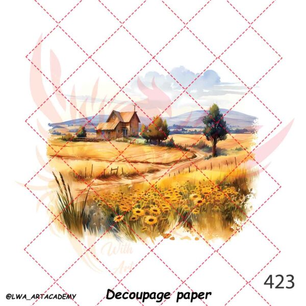 کاغذ دکوپاژ (Decoupage Paper) - تصویر 1