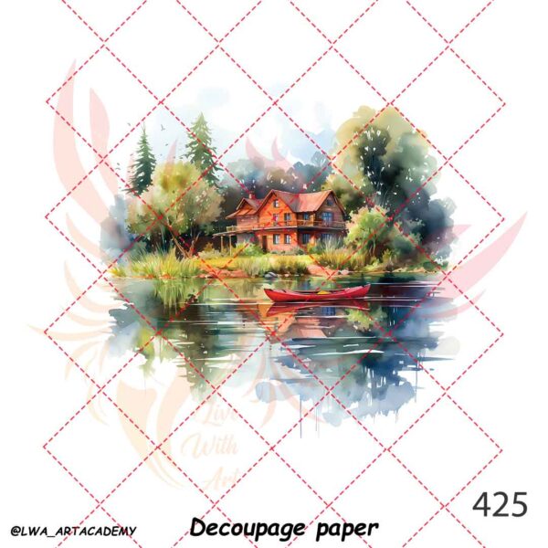 425 کاغذ دکوپاژ (Decoupage Paper) - تصویر 1