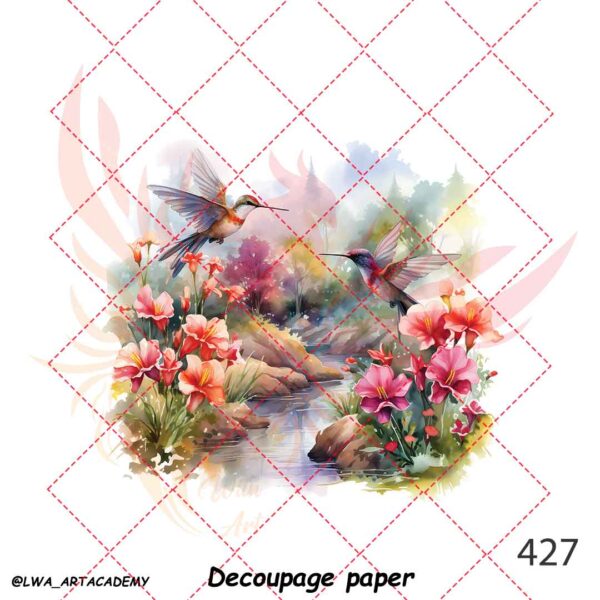 427 کاغذ دکوپاژ (Decoupage Paper) - تصویر 1