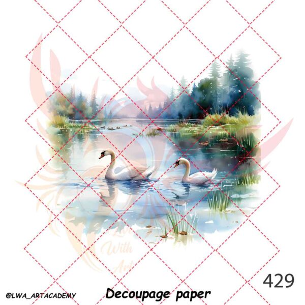 429 کاغذ دکوپاژ (Decoupage Paper) - تصویر 1
