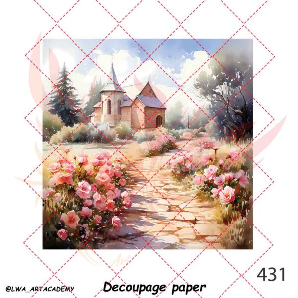 431 کاغذ دکوپاژ (Decoupage Paper) - تصویر 1