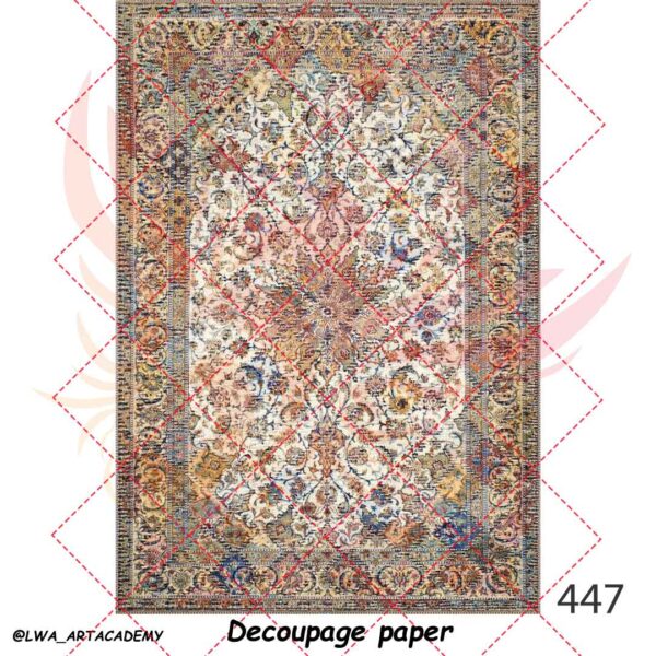 447 کاغذ دکوپاژ (Decoupage Paper) - تصویر 1